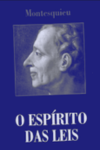 Capa do livro O Espírito das Leis, Montesquieu