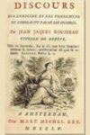 Capa alternativa do livro Discurso sobre a Origem da Desigualdade, Rousseau